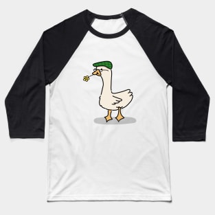 Mr. Goose - Cute Little Goose Baseball T-Shirt